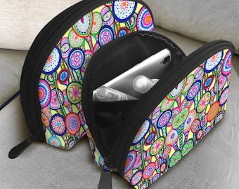 Poppy Trees Toiletry Bags Set of 2. Makeup Bag. Travel Accessories