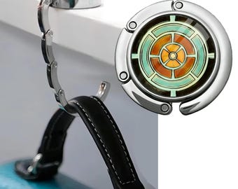 Quorrah Bag Hanging Hook - Stylish Coat Hook, Stainless Steel Purse Holder, Space-saving Design Bag Accessories. Travel Accessory