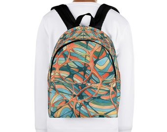 Circles Canvas Backpack