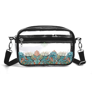 Bolso transparente para estadio o concierto de Ellie&#39;s Garden, bolso transparente para festivales, regalo perfecto para los asistentes a eventos