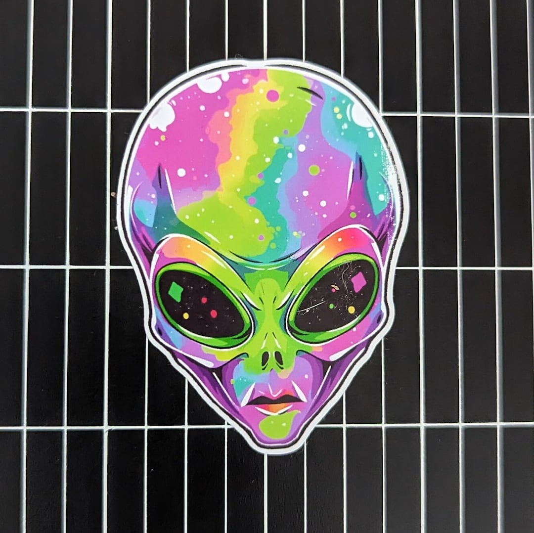 Colorful Alien - Etsy