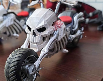toy.blocks - Moto Caveira do Doutor v1 - pintada