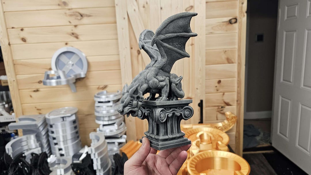 Davids Dragon Gargoyle Posing Statue - Etsy