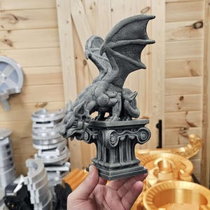 Davids Dragon Gargoyle Posing Statue
