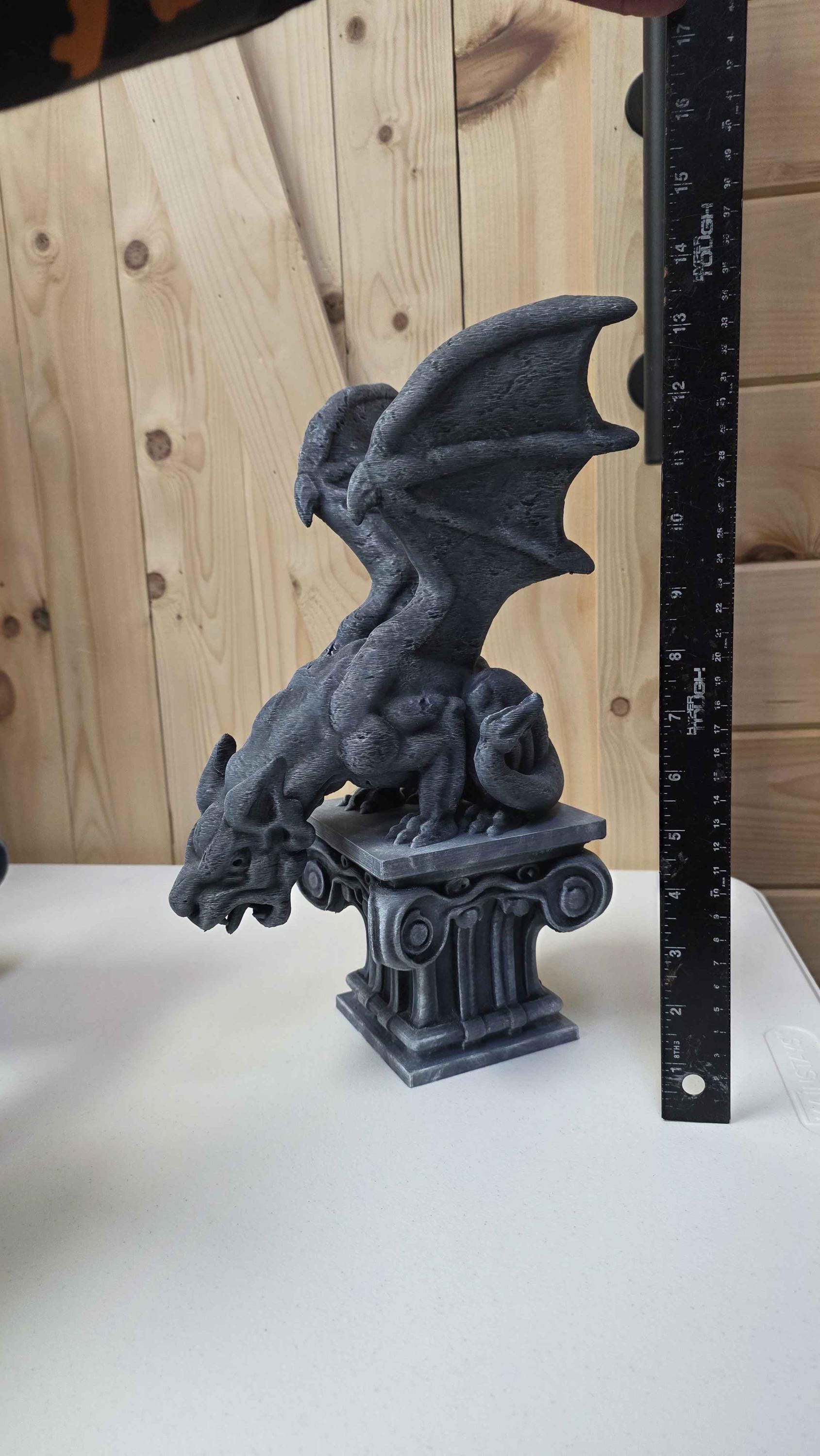 Deluxe - Davids Dragon Gargoyle Posing Statue - Etsy