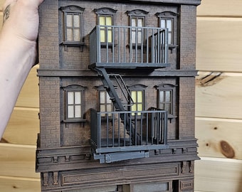 1:12スケール 石造遺跡階段ジオラマベース デトルフ アクション