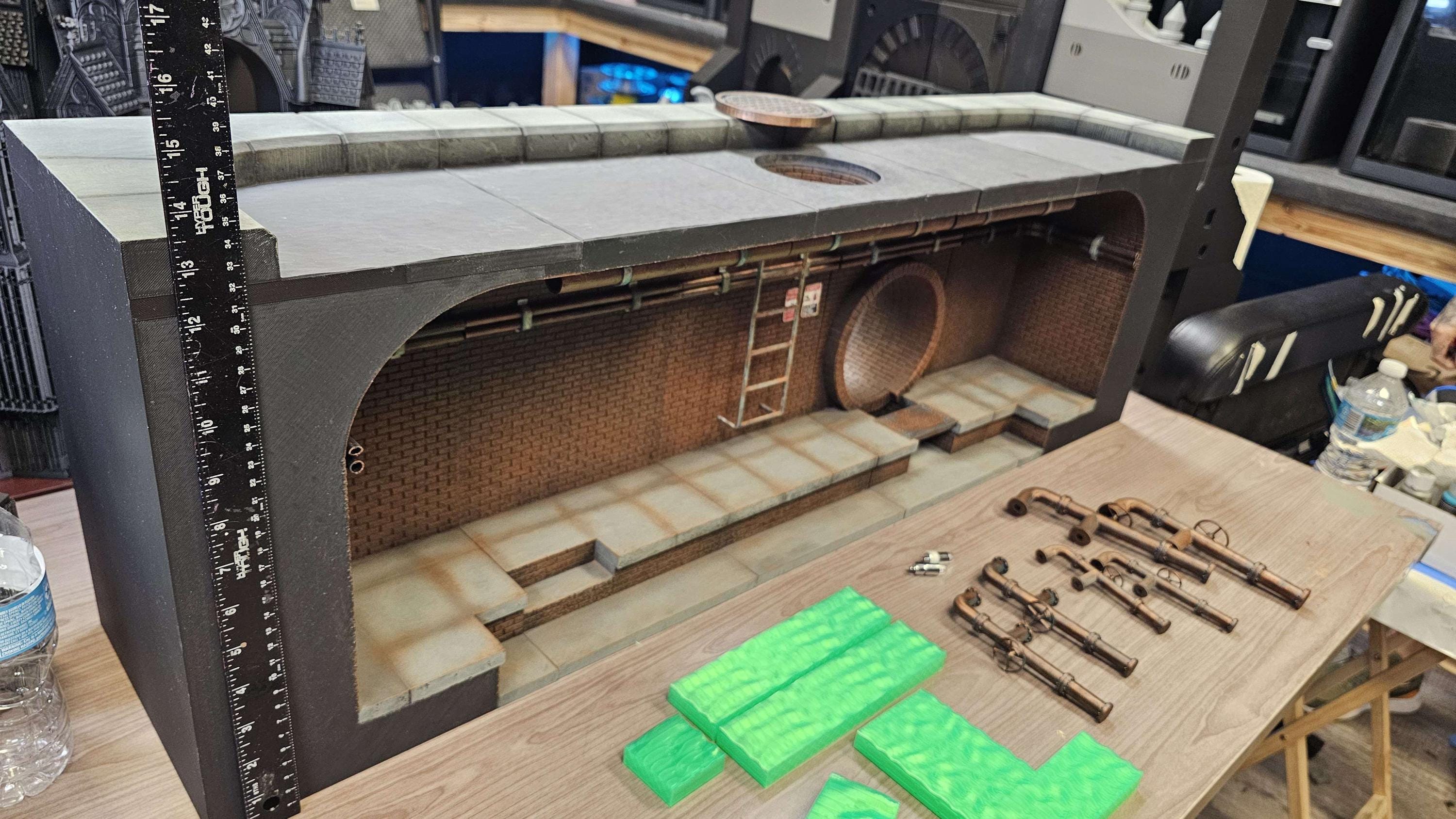 Toyblocks Sewer Set Diorama 1/12 Scale - Etsy