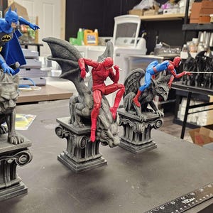 3 Figure Posing Gargoyle Set - Etsy