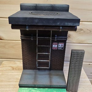 1/12 Toy.Blocks Sewer Chunk - Man Hole w/ Cover