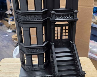 IM - IM - 1:18 Maßstab NY Gebäude-Fassade 1 - unbemalt