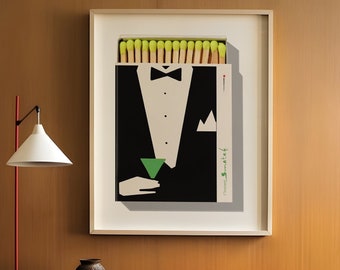 Vintage French Matchbox Art Print: L'instant Smatch (Digital Download)