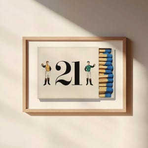 Matchbook Wall Art Prints, Trendy Digital Prints, Printable Art, Vintage Matchbox Art, Download Art Prints, 21 Club Matches