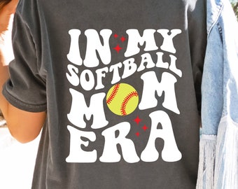 Comfort Colors®  Softball Mom Era Shirt, Mom Game Day Shirt, Softball Mom Shirt, Mothers Day Shirt, Mom of Boy Shirt, Softball Lover Mom Tee