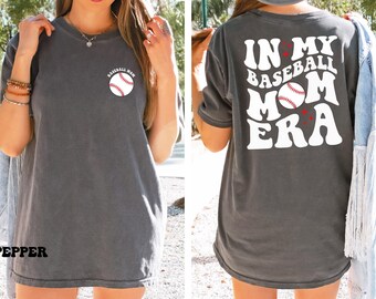 Comfort Colors® Baseball Mama Shirt, In My Baseball Mom Era Shirt, Mama Game Day Shirt, Mothers Day Gift, Baseball Mom Gift, Baseball Season