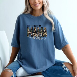 Comfort Colors® Mama Shirt, Mama Of Both Shirt, Camo Mama Tee, Mothers Day gift, Women's Leopard Mom Shirt, Mothers Day Apparel, Mom gift image 3