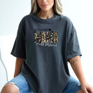 Comfort Colors® Mama Shirt, Mama Of Both Shirt, Camo Mama Tee, Mothers Day gift, Women's Leopard Mom Shirt, Mothers Day Apparel, Mom gift image 7