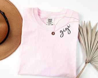 Comfort Colors® Gigi Est Shirt, Granny Shirt, Happy Mothers Day Tee, First Mother Day Shirt, Mom Shirt, Cute Gigi Shirt, Gigi Birthday Shirt