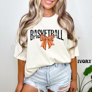 Comfort Colors® Funny Basketball Shirt, Retro Basketball Shirt, Basketball Team Shirt, Basketball Lover Gift, Basketball Game Day Mom Shirt