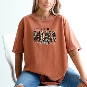 Comfort Colors® Mama Shirt, Mama Of Both Shirt, Camo Mama Tee, Mothers Day gift, Women's Leopard Mom Shirt, Mothers Day Apparel, Mom gift image 4