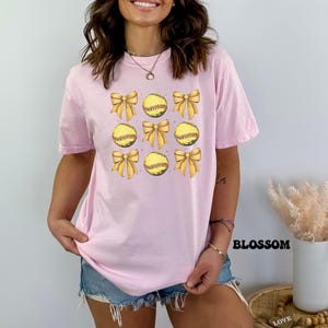 Comfort Colors® Retro Softball Shirt, Women Softball Game Day Shirt, Funny Softball Shirt, Gift for Softball Fan, Softball Team Matching image 5