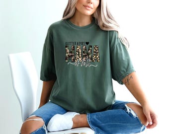 Comfort Colors®  Mama Shirt, Mama Of Both Shirt, Camo Mama Tee, Mothers Day gift, Women's Leopard Mom Shirt, Mothers Day Apparel, Mom gift