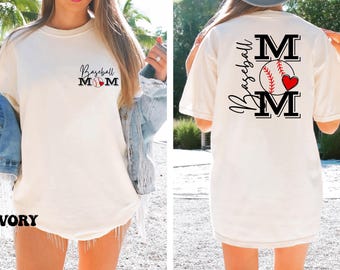 Comfort Colors® Baseball Mom Shirt, Game Day Shirt, Funny Baseball Shirt, Baseball Season Shirt, Gift for Mama, Sports Mom Tee, Mama Gift