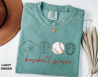 Comfort Colors® Baseball Season Shirt, Funny Baseball Shirt, Baseball Game Day Tee, Baseball Fan  Shirt, Baseball Mom gift,Sports Mom Outfit