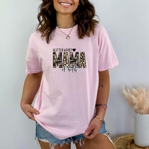 Comfort Colors® Mama Shirt, Mama Of Both Shirt, Camo Mama Tee, Mothers Day gift, Women's Leopard Mom Shirt, Mothers Day Apparel, Mom gift image 5