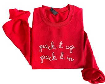 Custom Phrase Hand Embroidery - 100% Hand Stitchery  - No Machine Used