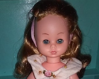 Furga Doll 12 inch Dirty Blonde Hair Sleepy Eyes