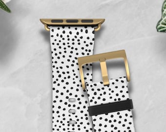 Minimalist Vegan Leather Apple Watch Band: Boho Chic iWatch Strap