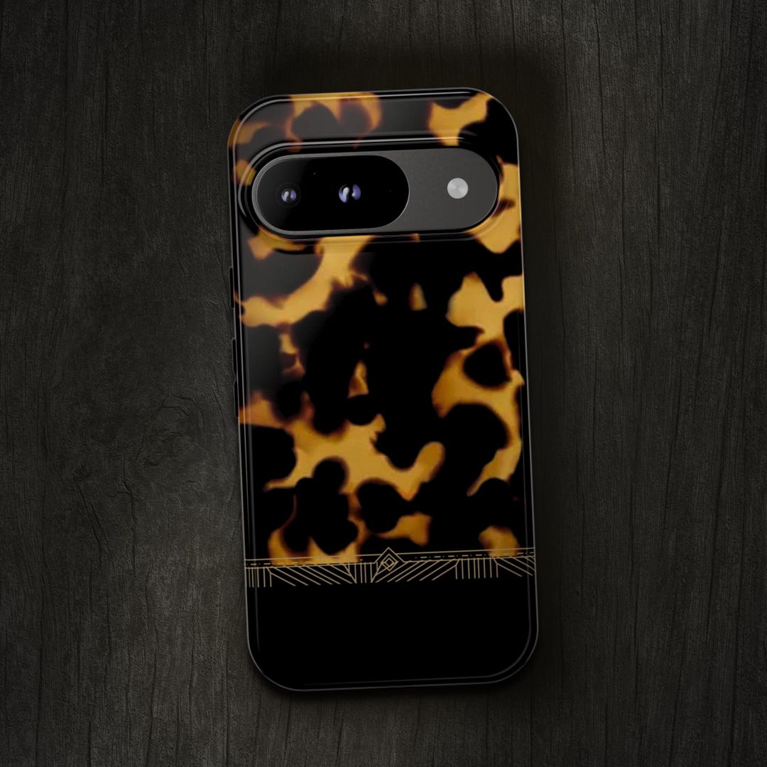 Tortoise Shell Google Pixel Phone Case, Boho Chic Tough Case - Etsy