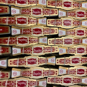 200 unused NOS Esquire Cigar Bands, in original bundles of 200.  untouched since 1957.