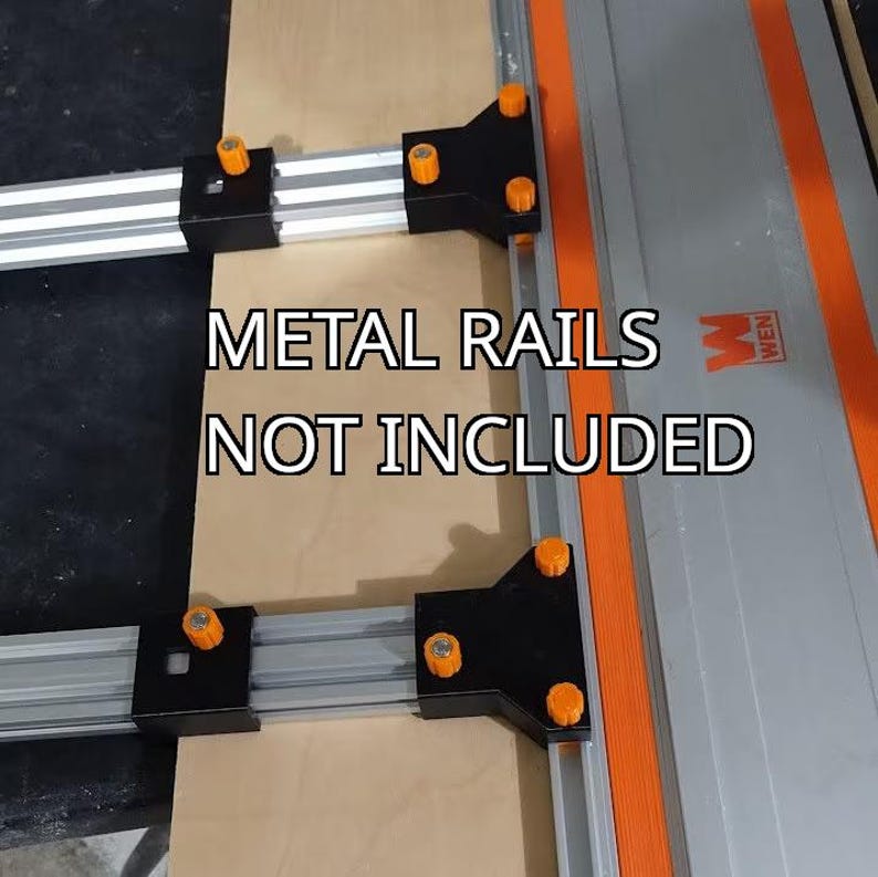 Track Saw Parallel Guide Kit. Wen, Makita, Powertec, Ridgid. NO METAL RAILS. image 1