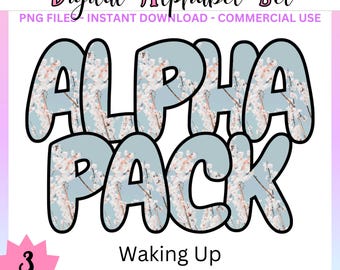 Polka & Checkers Digital Alphabet Set, Printable PNG Alpha Pack Design ...