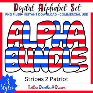 Flaggen Digitales Alphabet Set, druckbares PNG Alpha Pack Design, Doodle Clipart Buchstaben für kommerzielle Nutzung und benutzerdefinierte Wahlausrüstung