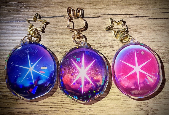 Oshi No Ko Starry Eyes Keychains - Etsy