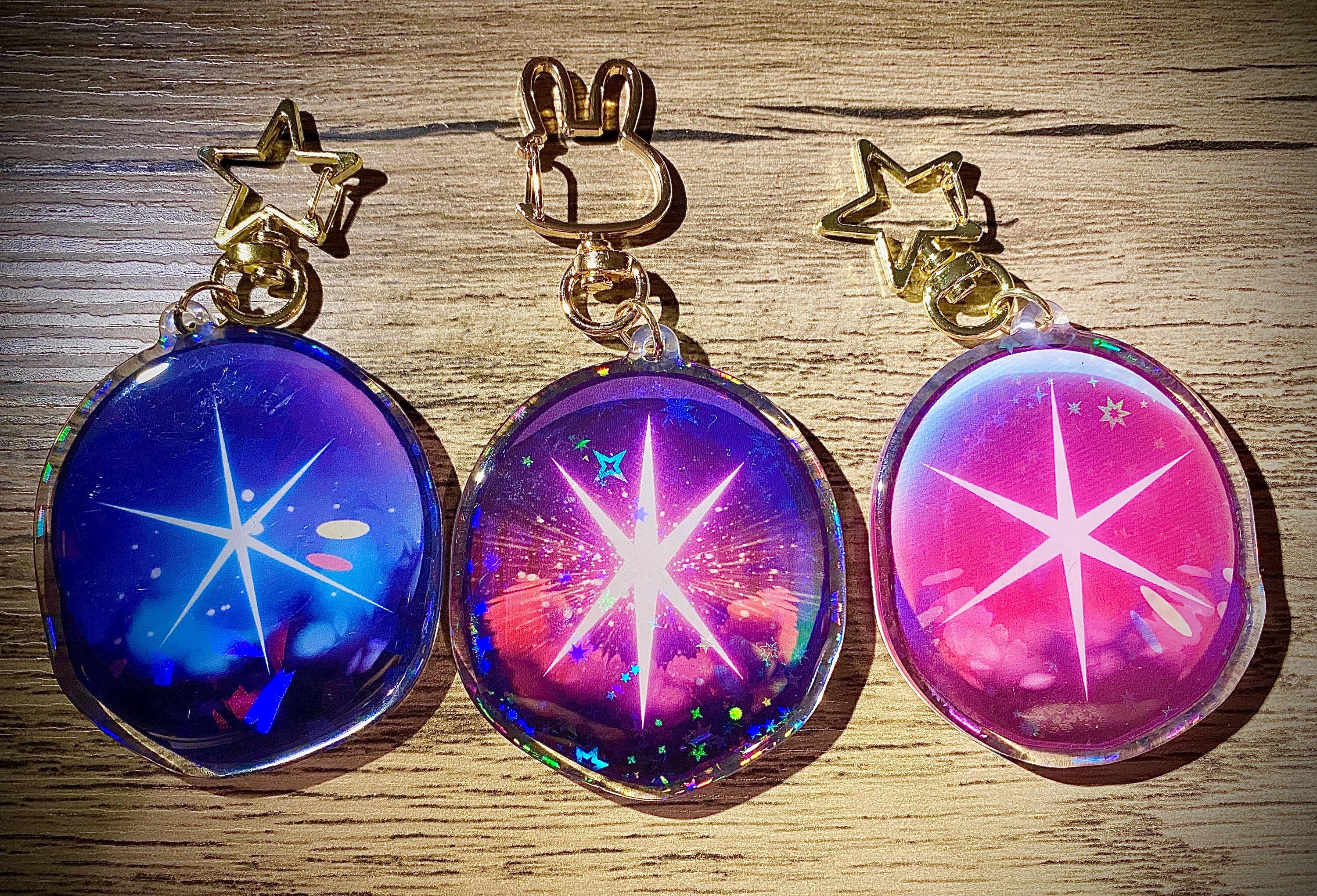 Oshi No Ko Starry Eyes Keychains - Etsy Singapore