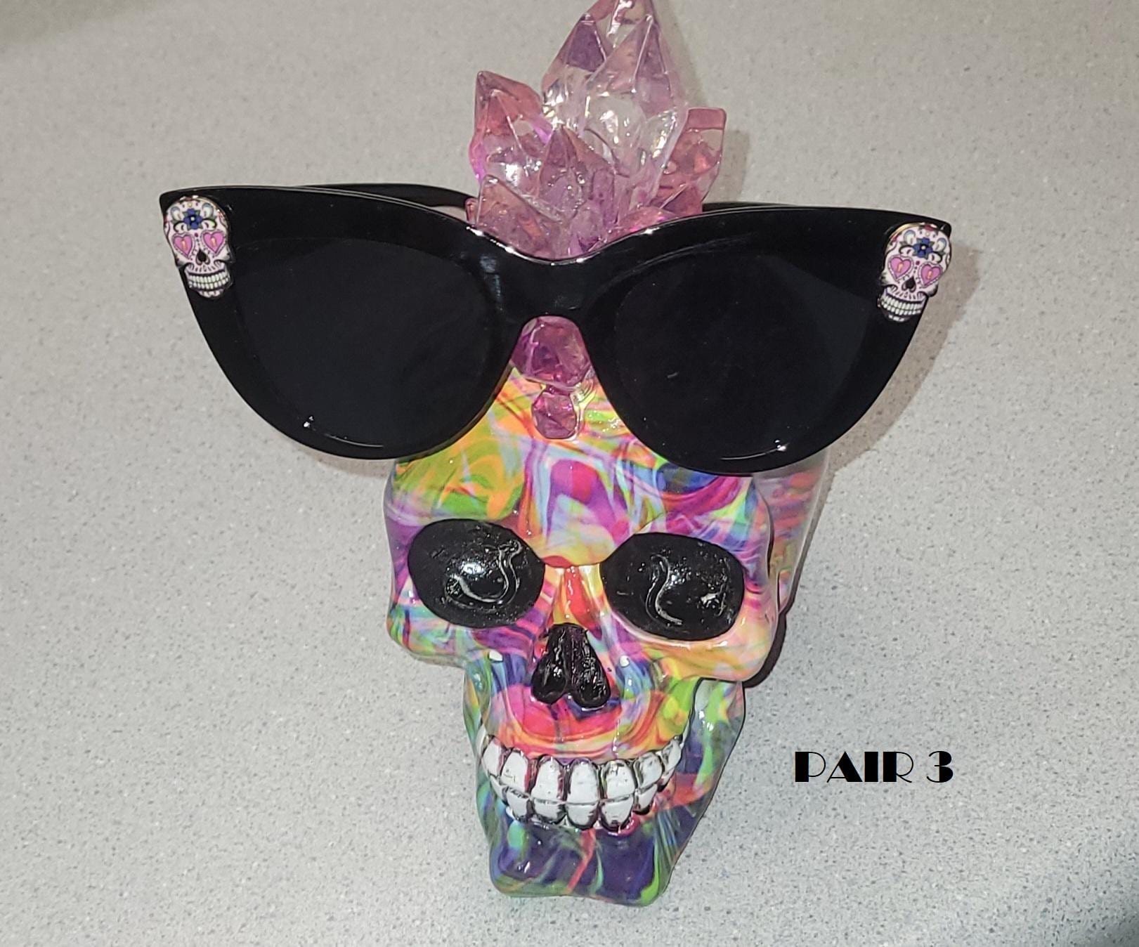 Sugar Skull Design Sunglasses ? Sugar Skull Sunglass - Etsy main image 3