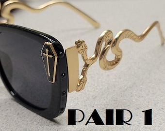 Gothic Coffin Sunglasses