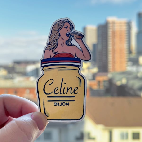 Celine Dijon Sticker