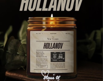 This Candle Smells Like Hollanov, Heated Rivalry Vanilla Bean Inspired Soy Candle, Ilya Rozanov Shane Hollander Hockey Fandom Gift 4oz 9oz