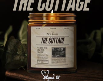 This Candle Smells Like The Cottage, Heated Rivalry Fraser Fir Inspired Soy Candle, Ilya Rozanov Shane Hollander Hockey Fandom Gift 4oz 9oz