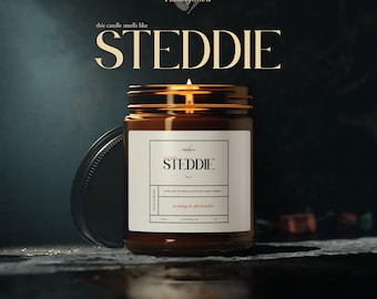 Esta vela huele a Steddie, regalo inspirado en los fans, 4 oz