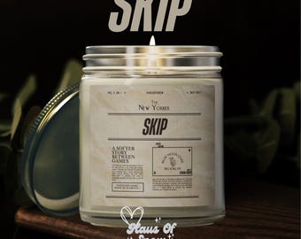 This Candle Smells Like Skip, Heated Rivalry Blackberry Vanilla Inspired Soy Candle, Scott Hunter Kip Hockey Fandom Gift 4oz / 9oz