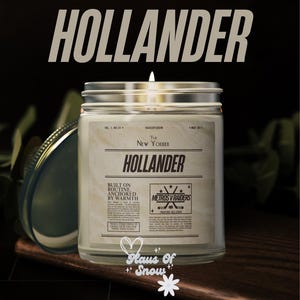 This Candle Smells Like Shane Hollander, Heated Rivalry Cashmere Musk Inspired Soy Candle, Rozanov Game Changer Hockey Fandom Gift 4oz / 9oz image 1