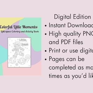 Colorful Little Moments: A Littlespace Coloring and Activity Book - Digital Edition