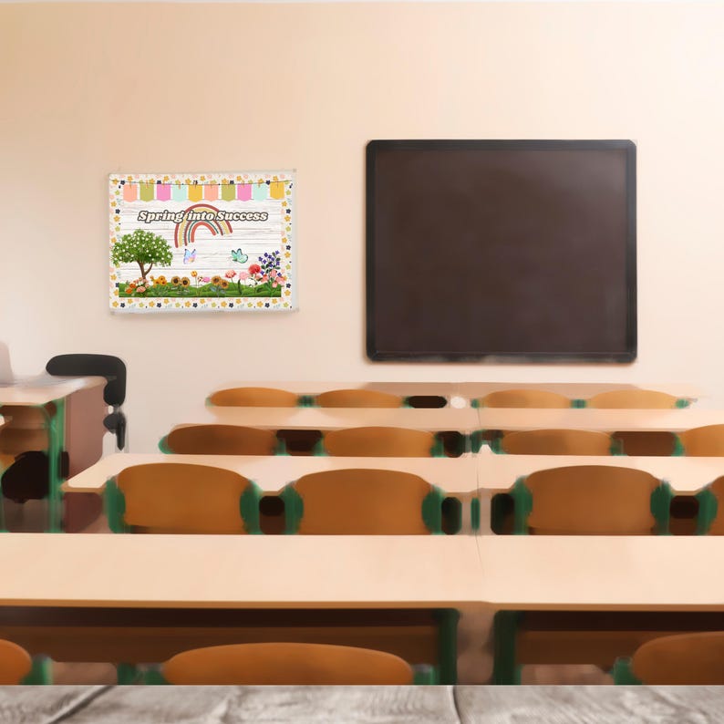 Spring Bulletin Board Kit: Classroom Decor (PDF) - Etsy