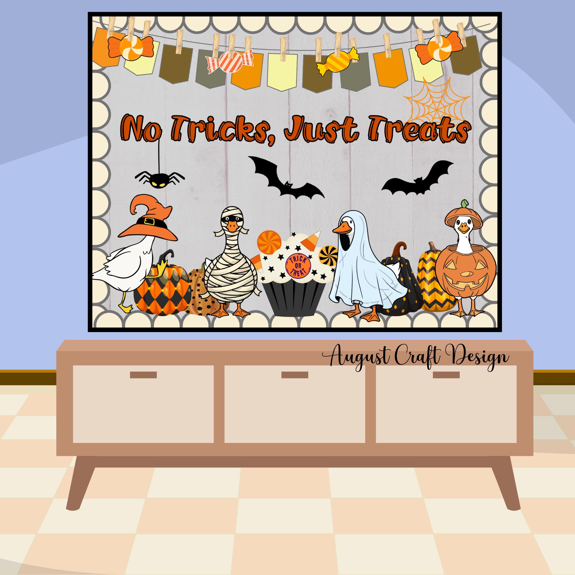 Halloween Goose Bulletin Board Kit | Classroom Decor (digital Download ...