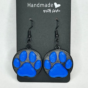 Paw Print Earrings